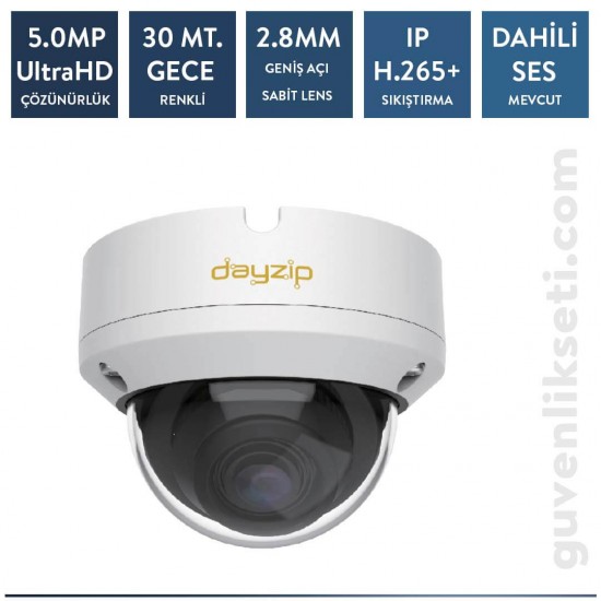 Dayzip DZ-A5330 5MP Starlight IP Dome Sesli Kamera